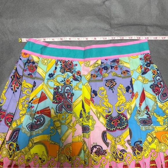 ZCRAVE- NOLITA NWOT colorful light material pleated (tennis-esq) mini SKIRT - Picture 4 of 6